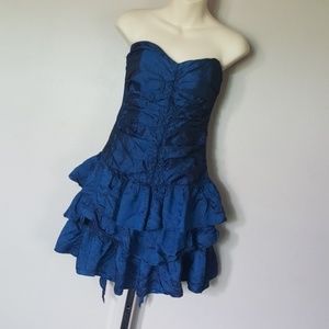80's 90's Vintage Prom Dress Size 7 Strapless